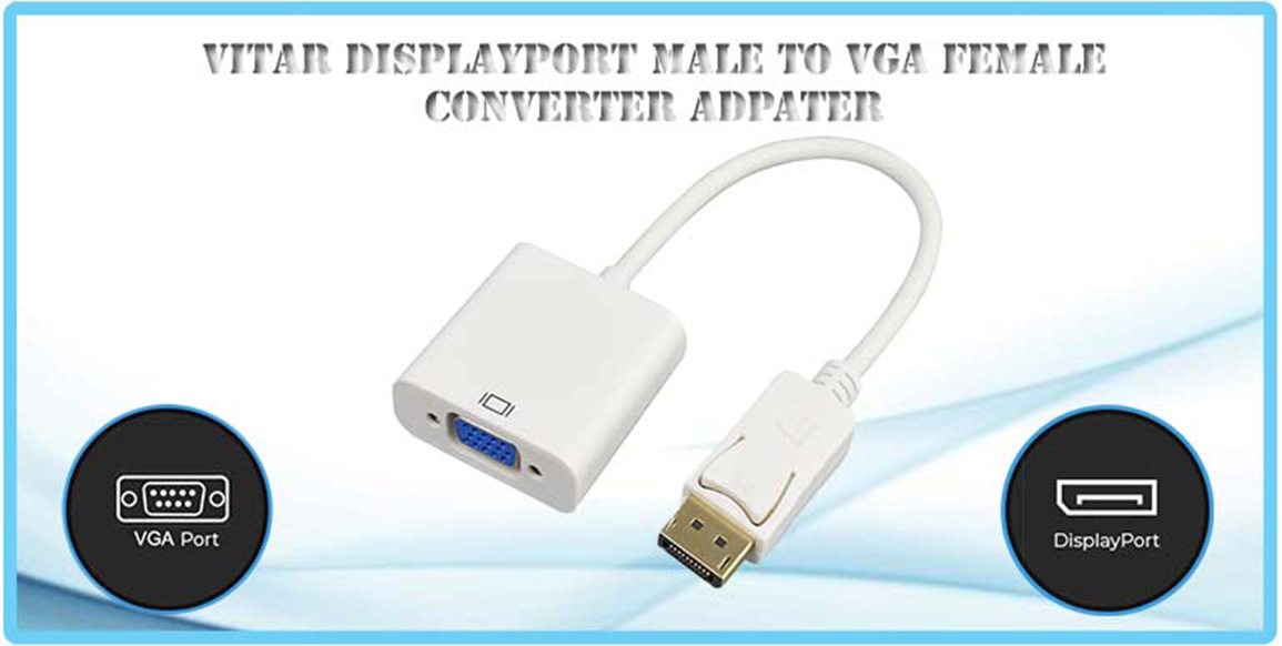 Vitar Vga Hdmi To Vga With Power Audio