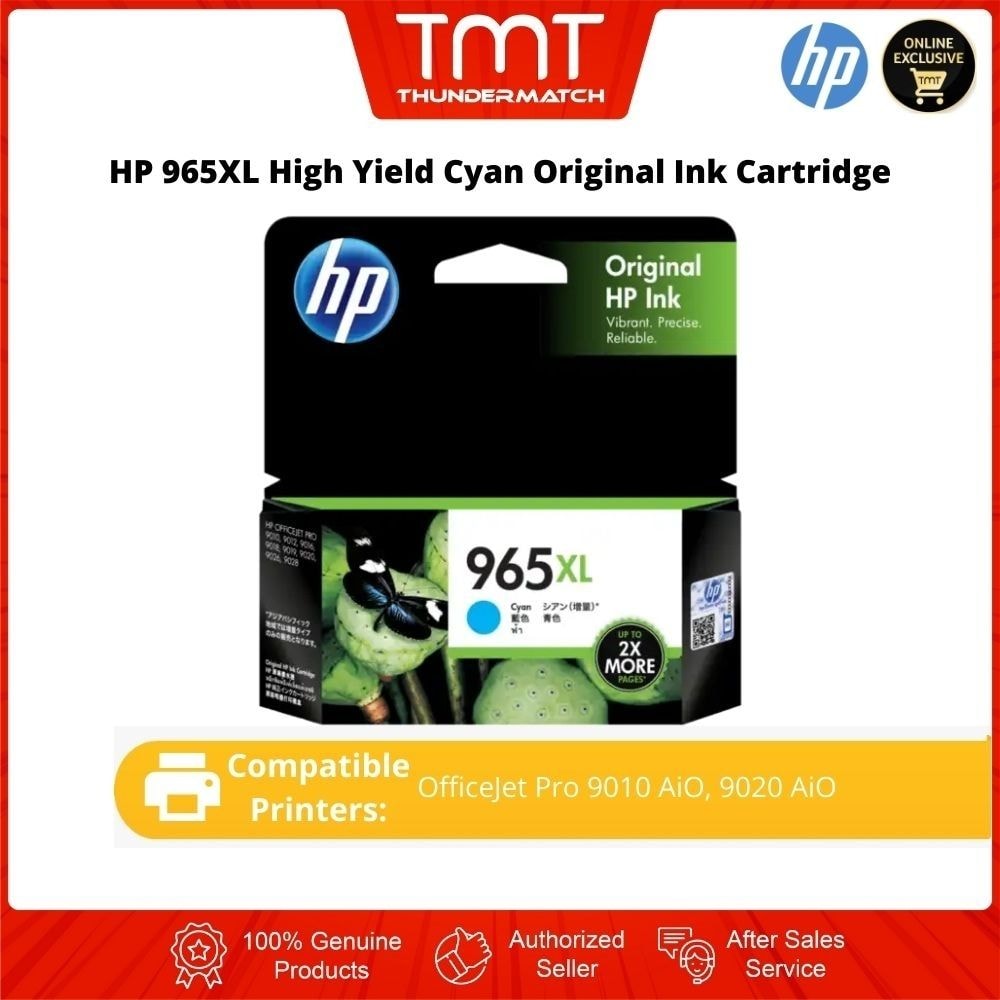 Hp Xl High Yield Cyan Original Ink Cartridge Ja Aa