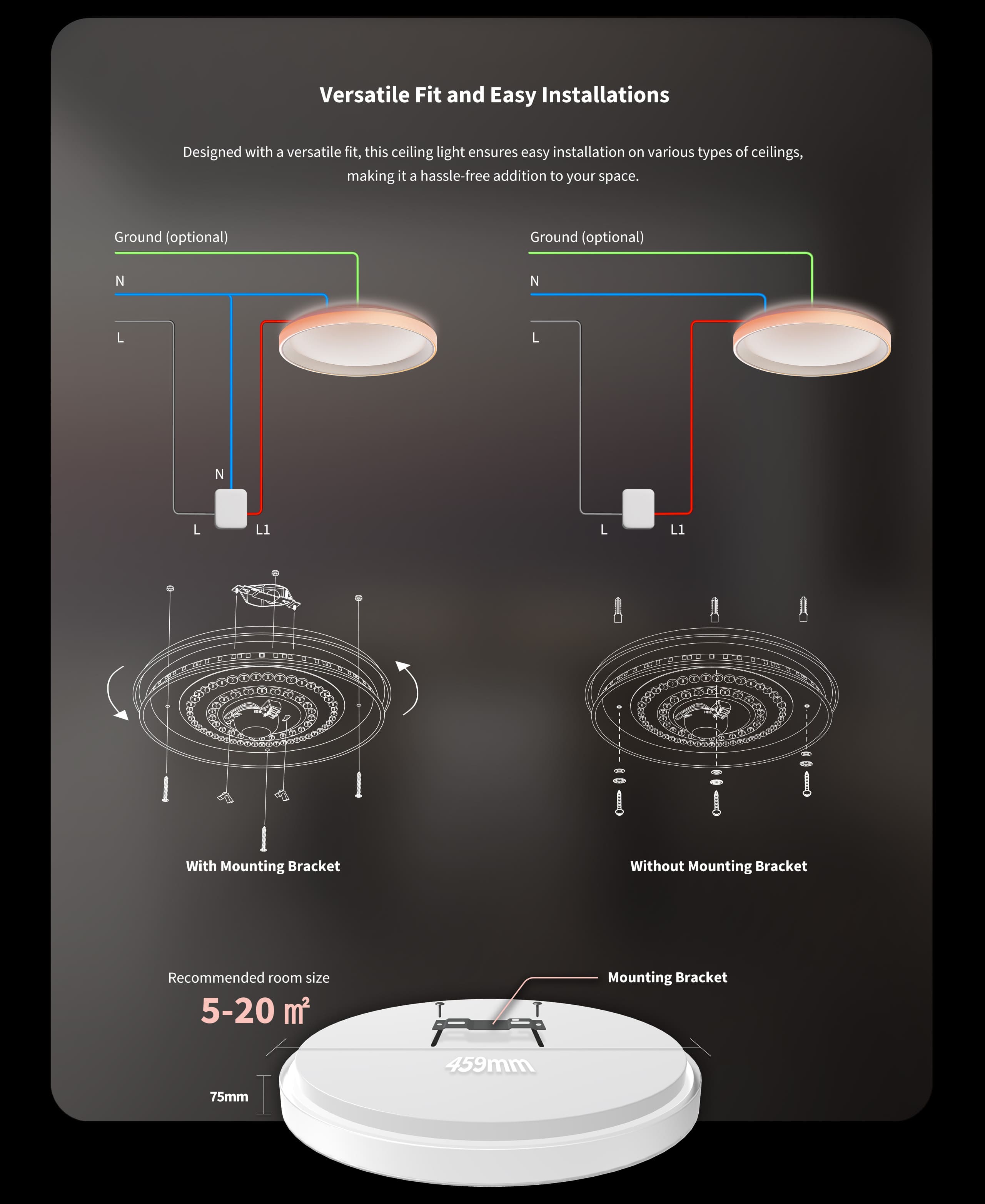 aqara T1M Ceiling light with RGB