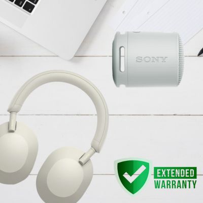 Sony headphones and speaker with extended warranty.