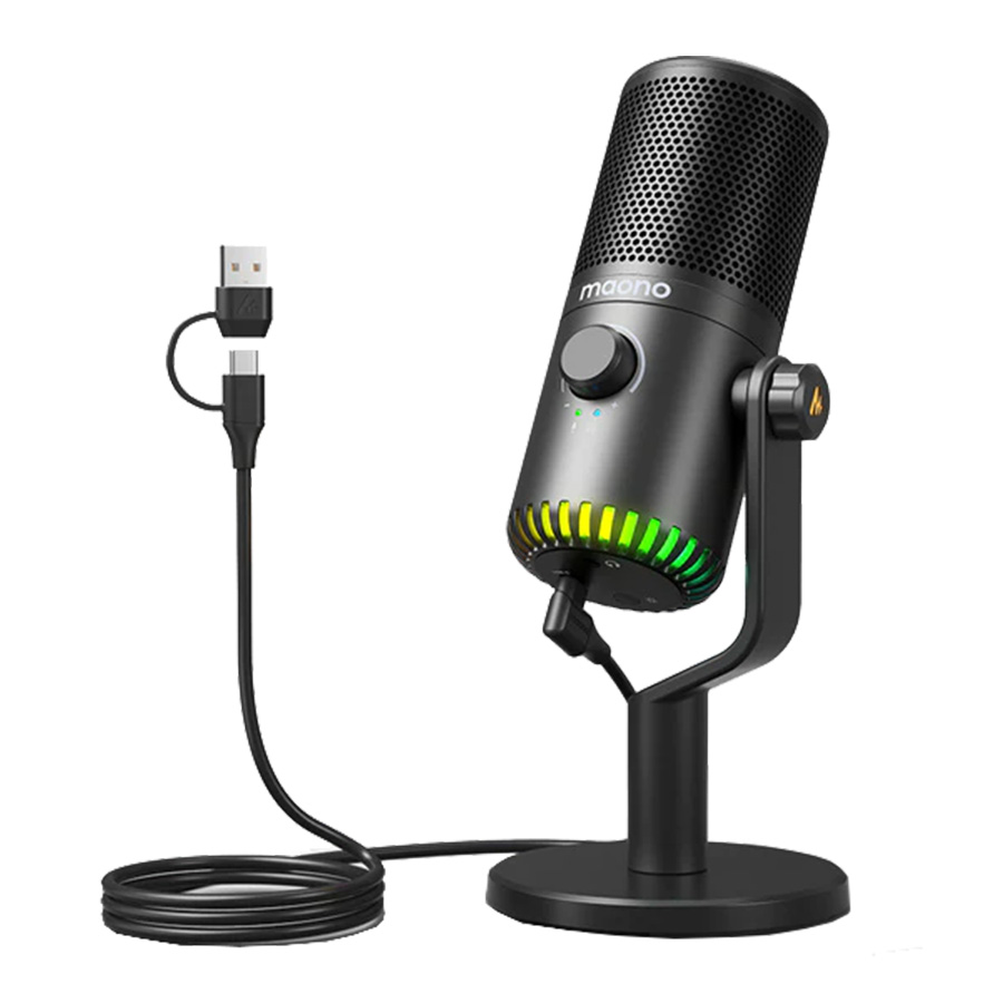 Maono DM30 RGB Programmable USB Condenser Microphone