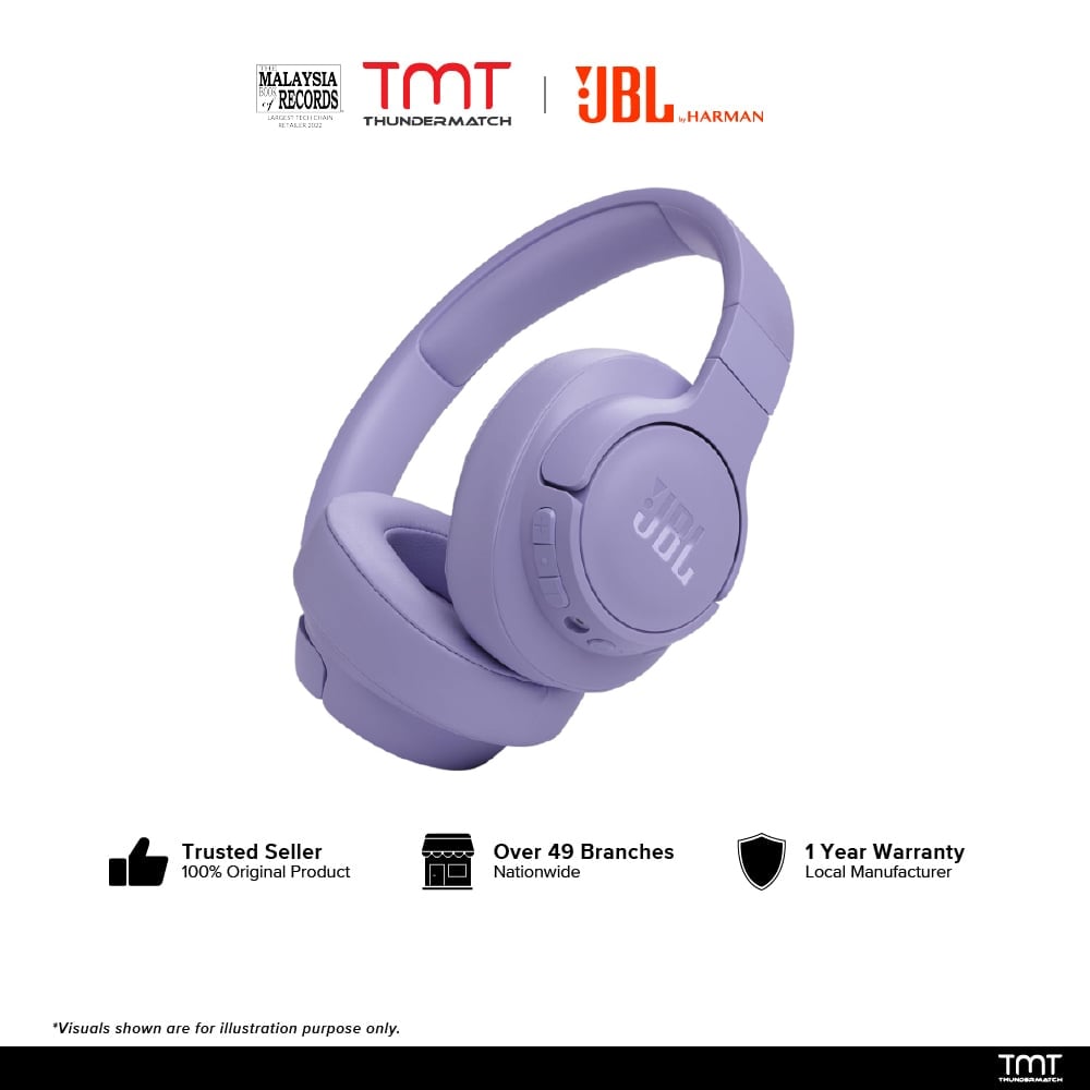 JBL Tune 770NC Adaptive Over-Ear Noise Match Cancelling | Headphones Thunder