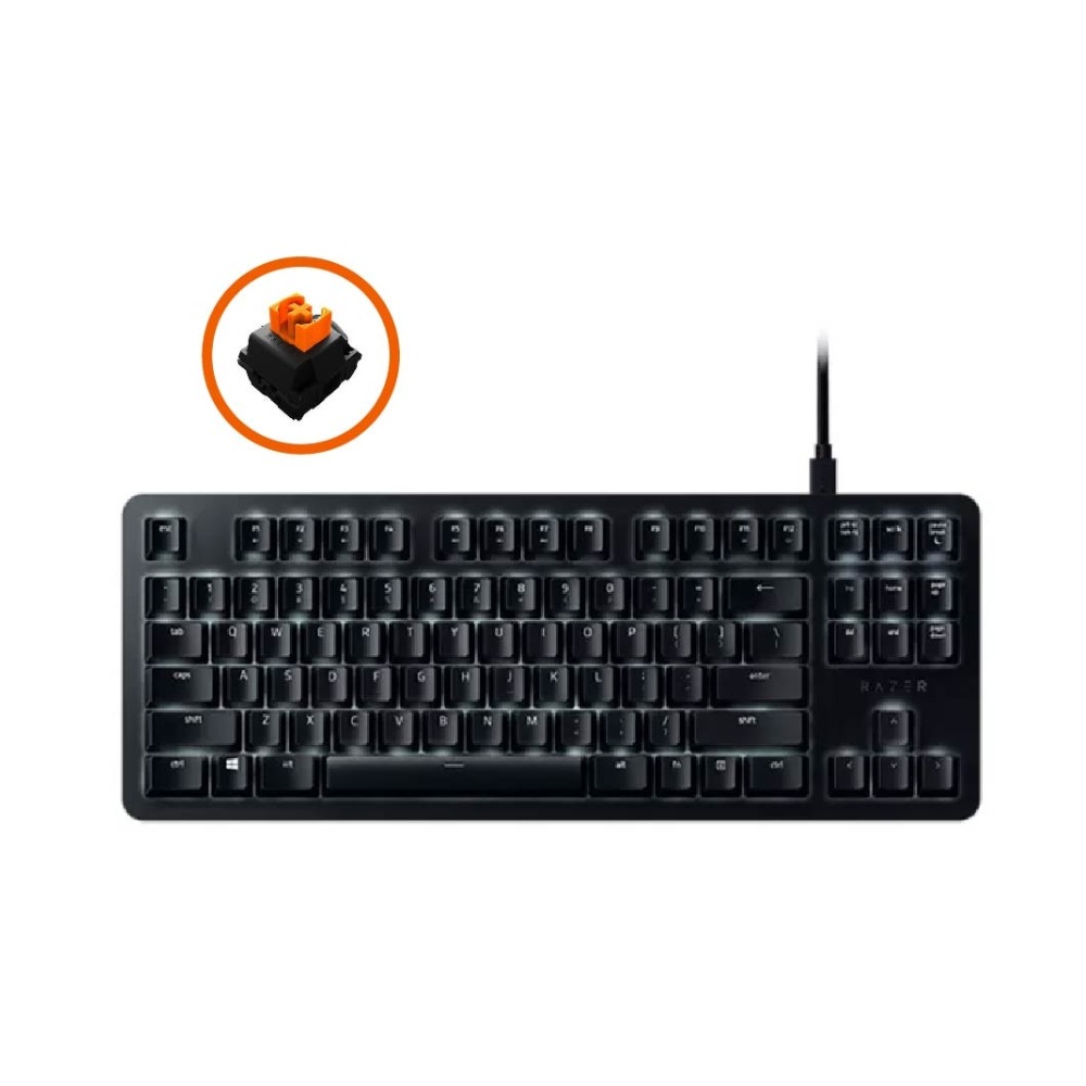 Razer BlackWidow Lite Silent Mechanical Keyboard | Orange Switches - 1 Year Warranty