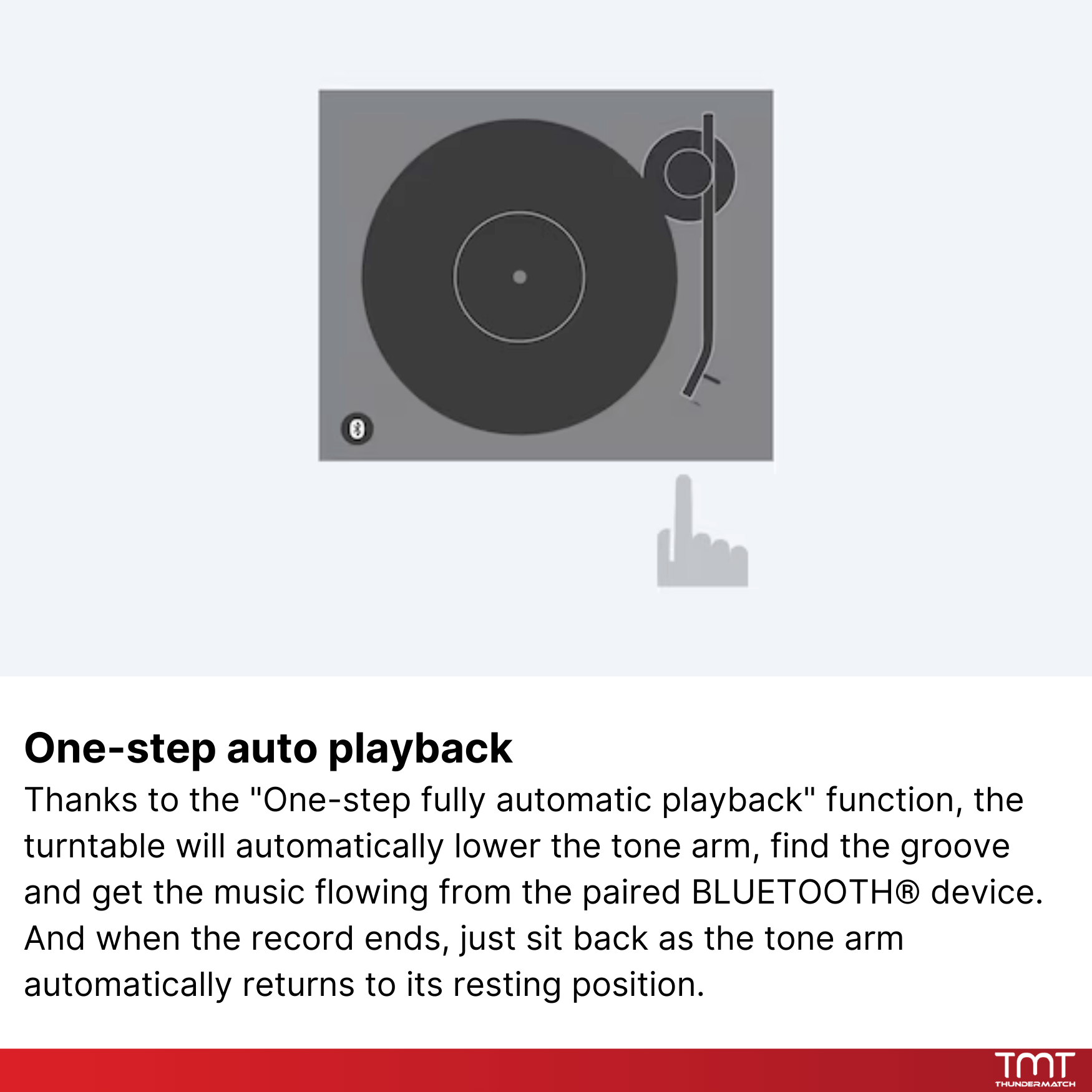 Sony Turntable with BLUETOOTH® connectivity PS-LX310BT