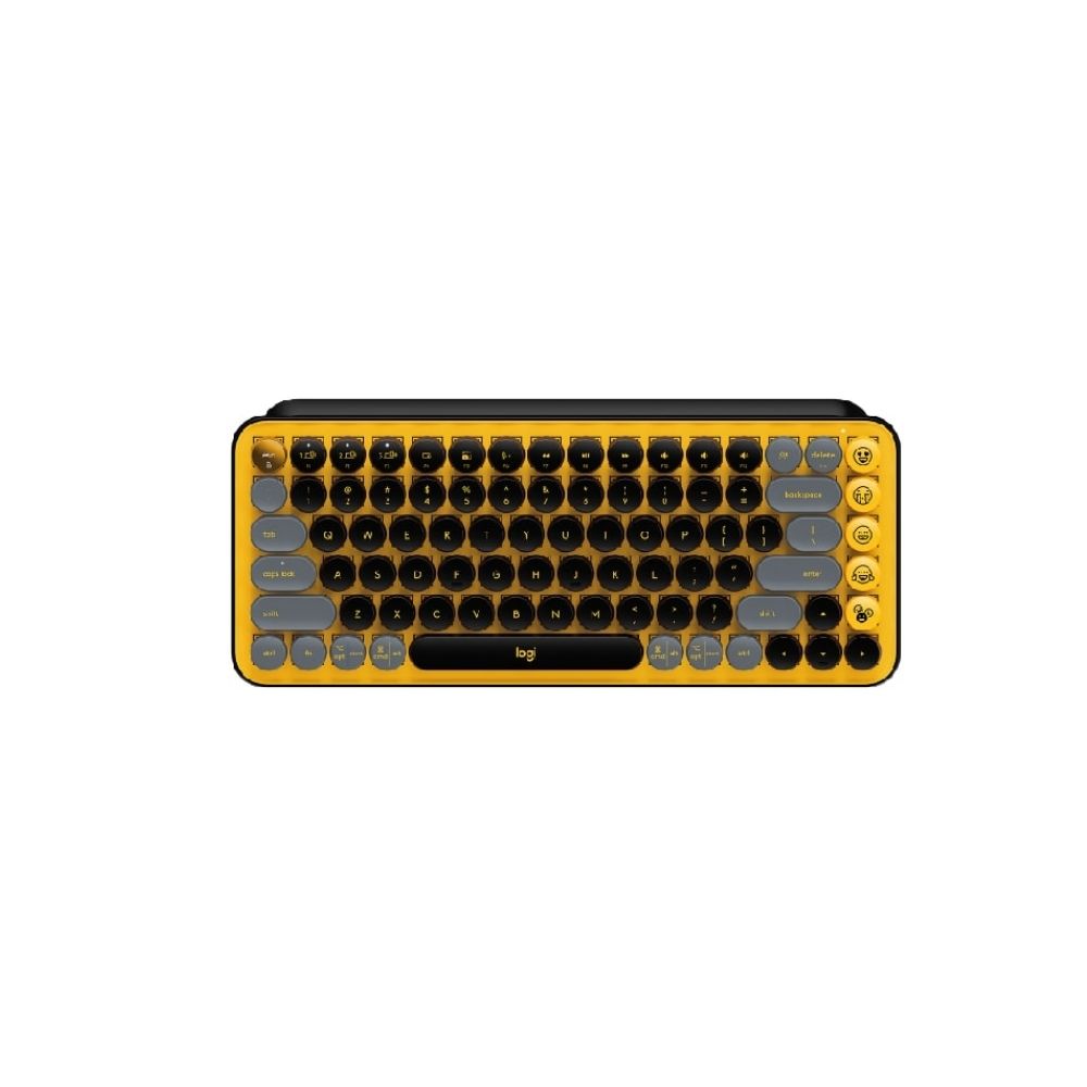 Logitech POP Keys Mechanical Wireless Keyboard with Customisable Emoji Keys