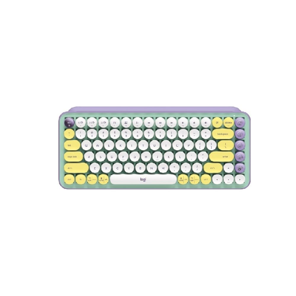 Logitech POP Keys Mechanical Wireless Keyboard with Customisable Emoji Keys