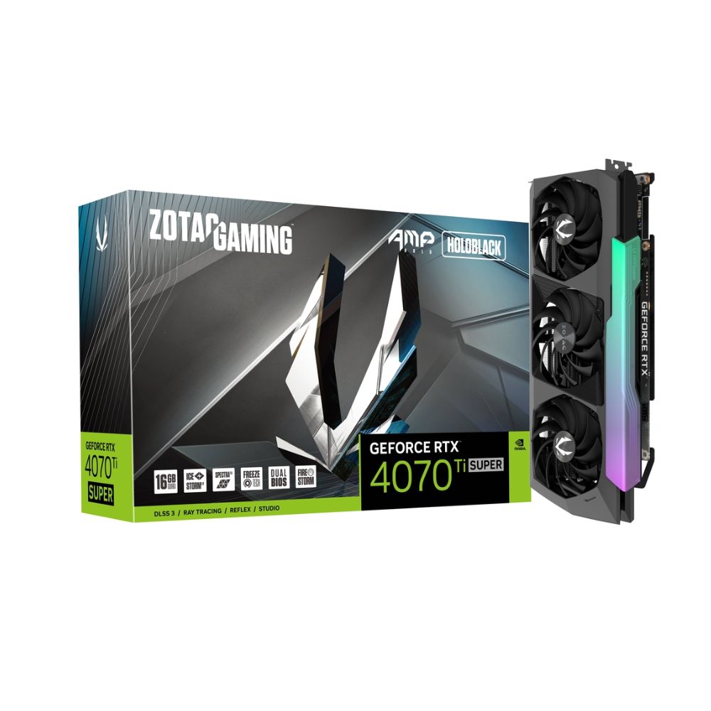 ZOTAC GAMING GeForce RTX 4070 Ti SUPER AMP HOLO