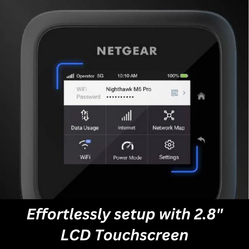 NETGEAR Nighthawk M6 Pro 5G WiFi 6E Mobile Hotspot Router