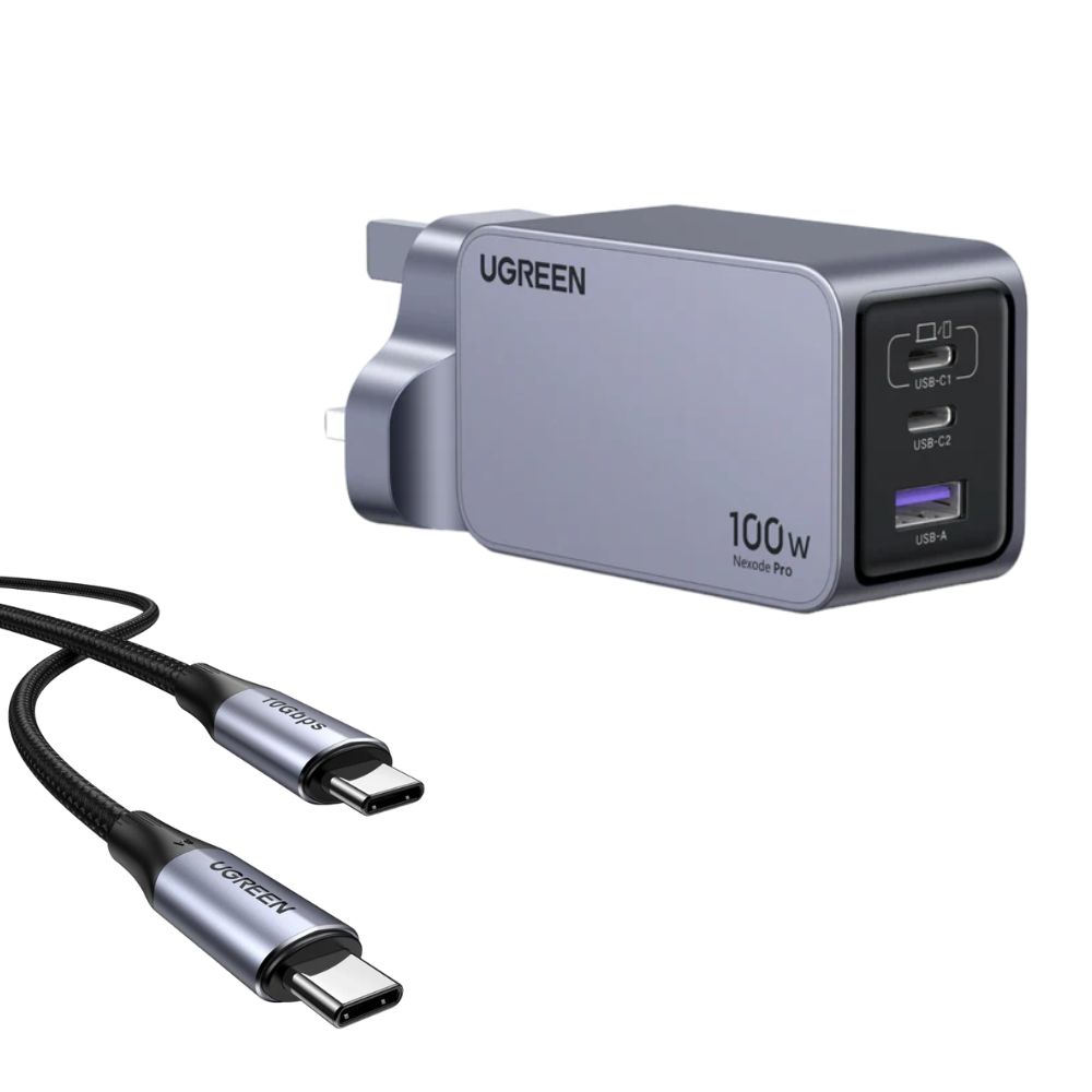 UGREEN Nexode Pro 3 Ports Charger 100W