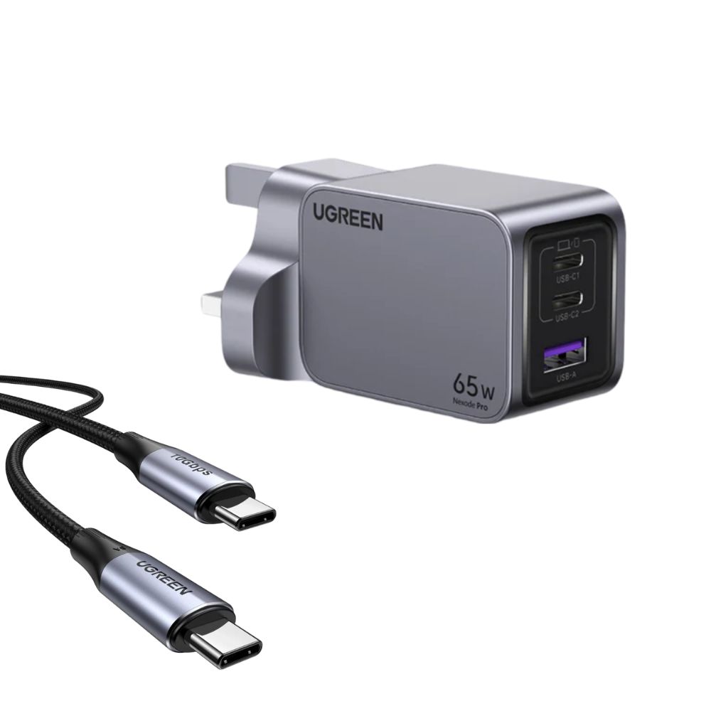 UGREEN Nexode Pro 3 Ports Charger 65W