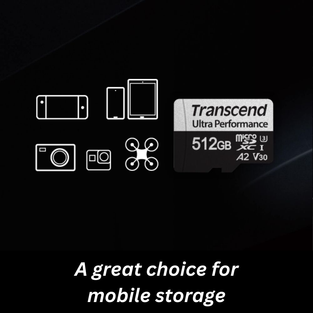 Transcend USD340S UHS-I C10 U3 V30 A2 Ultra Performance microSD