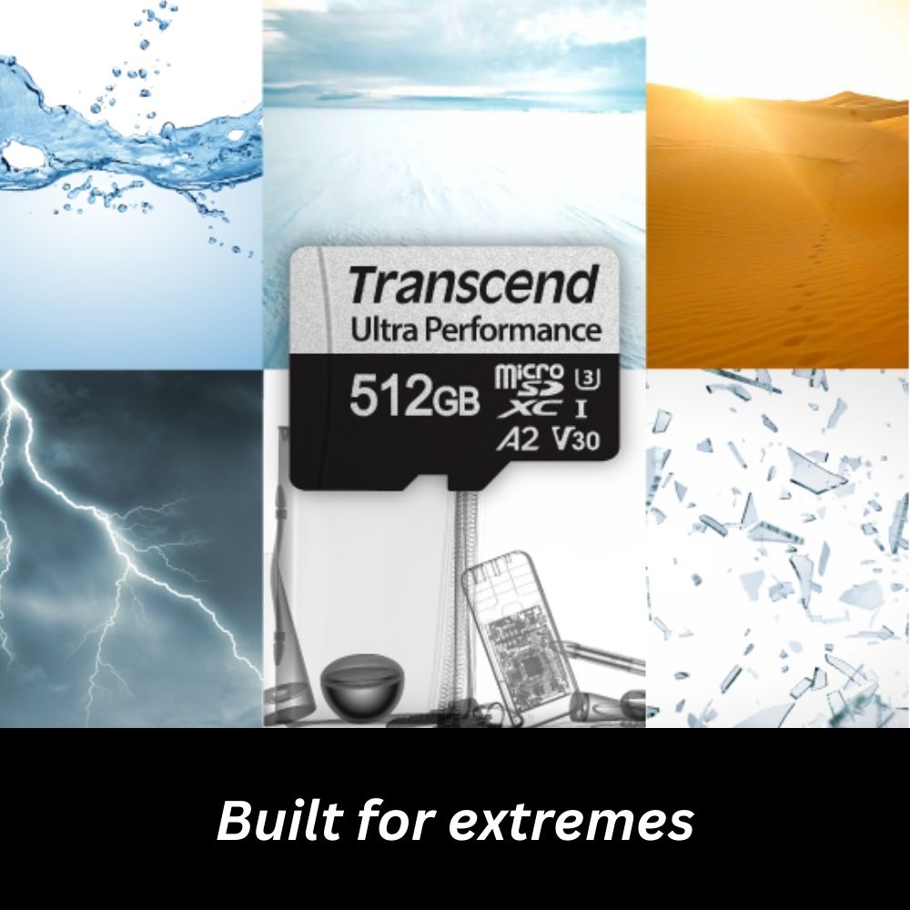 Transcend USD340S UHS-I C10 U3 V30 A2 Ultra Performance microSD