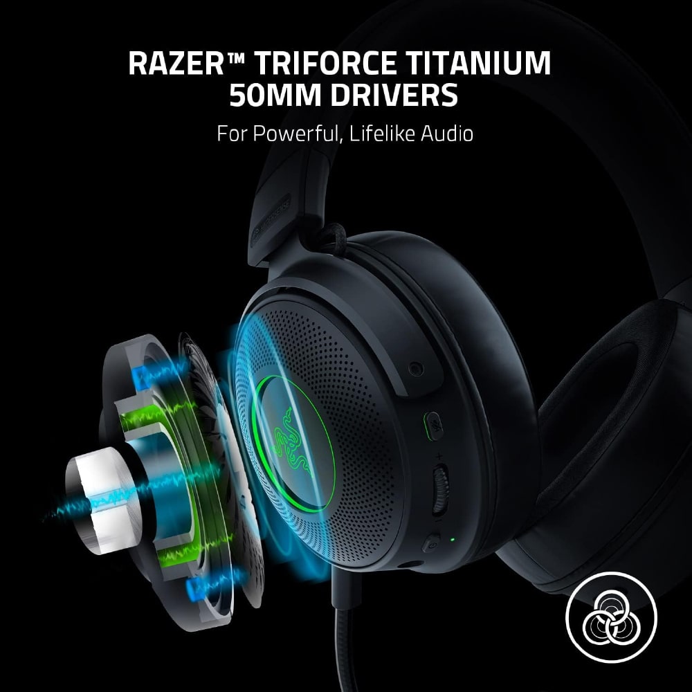 Razer Kraken V3 Pro Haptic Wireless Gaming Headphones