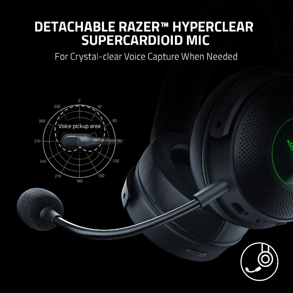 Razer Kraken V3 Pro Haptic Wireless Gaming Headphones