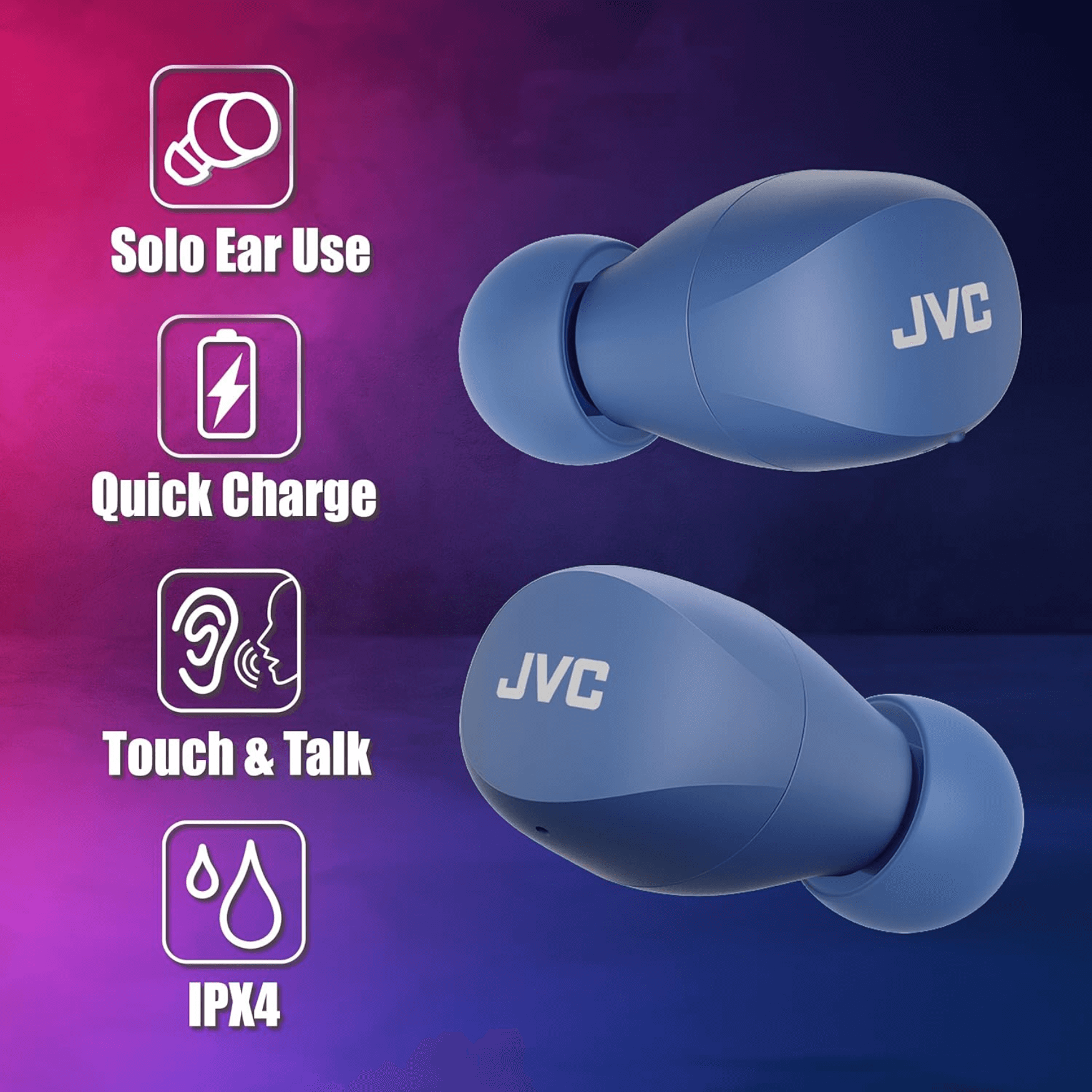 JVC A6T TWS True Wireless Earbuds