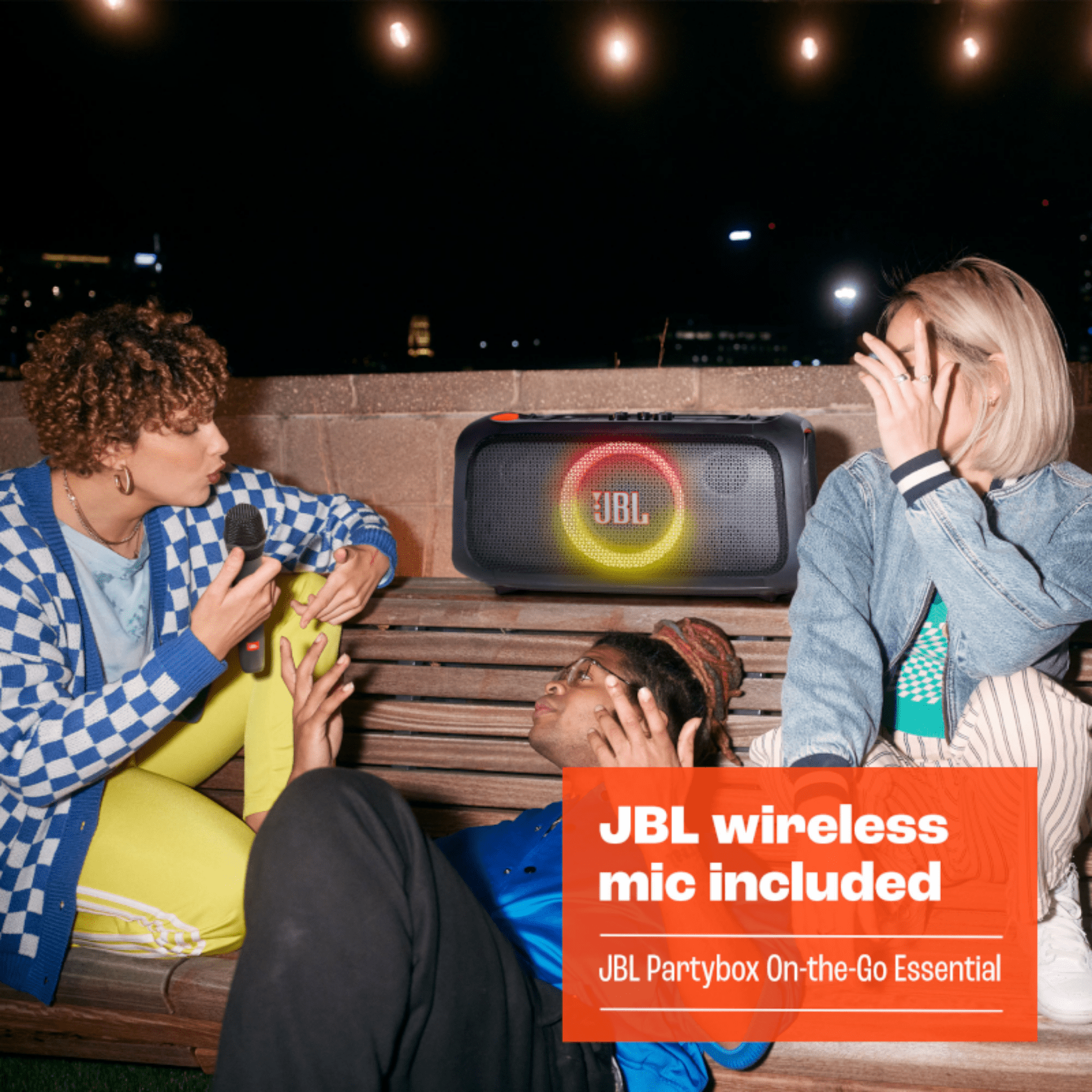 JBL Partybox ON-THE GO Essential Portable Party Speaker