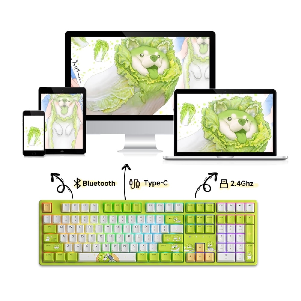 Akko Cabbage Dog 5108B Plus Fully Assembled Keyboard