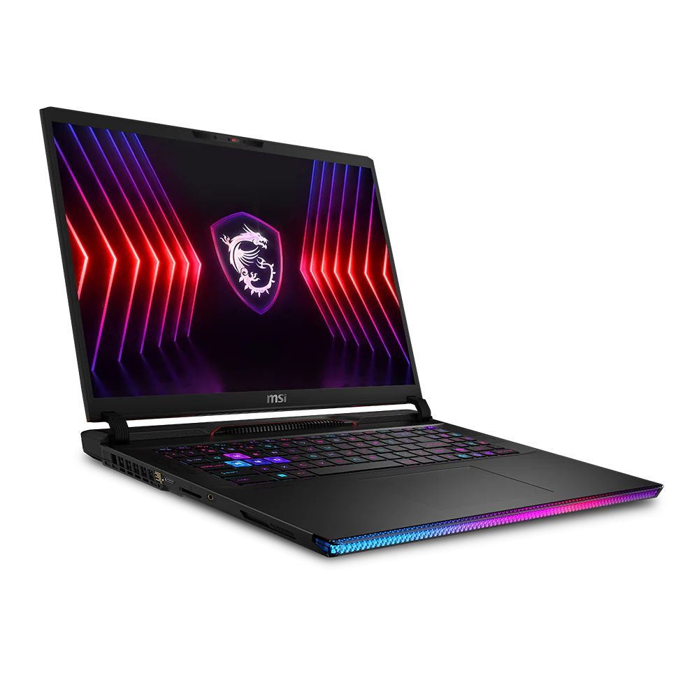 MSI Raider GE78 HX 14VHG-630MY Core Black Gaming Laptop | i9-14900HX | 32GB RAM 2TB SSD | 17" 240Hz | RGB | RTX4080 | W11 | BAG+MOUSE