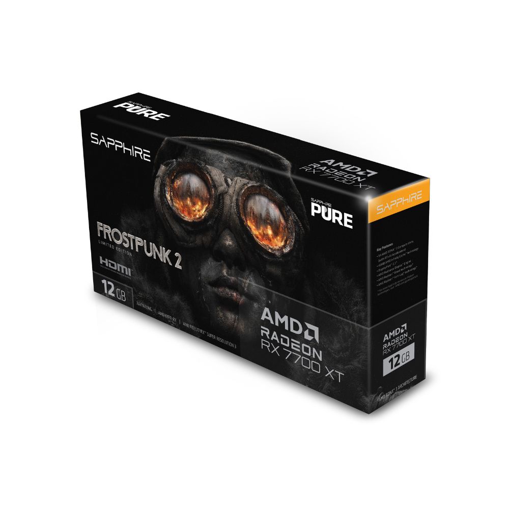 Sapphire Radeon RX 7700 XT Pure Frostpunk 2 Edition