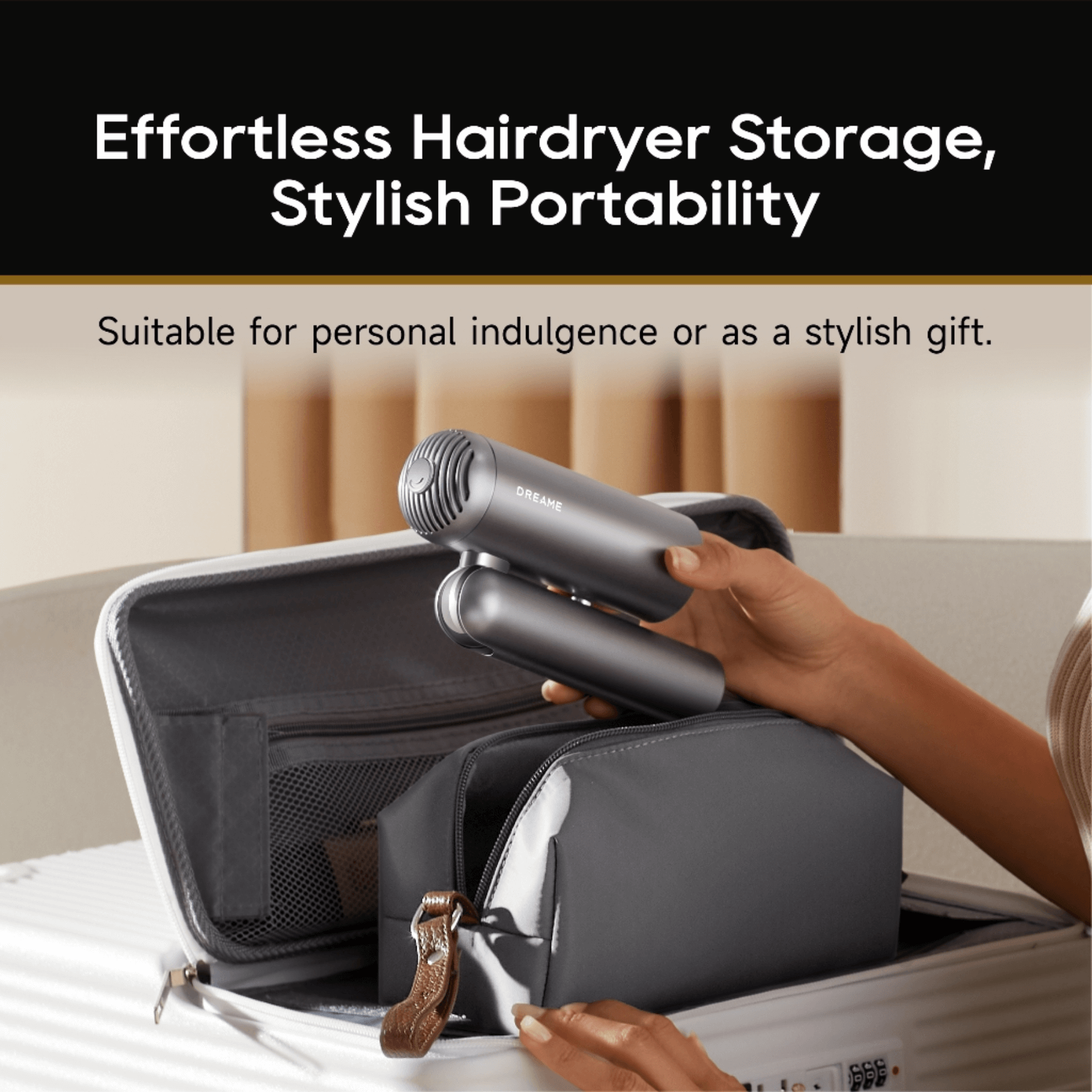 Dreame Pocket Hair Dryer Space Gray