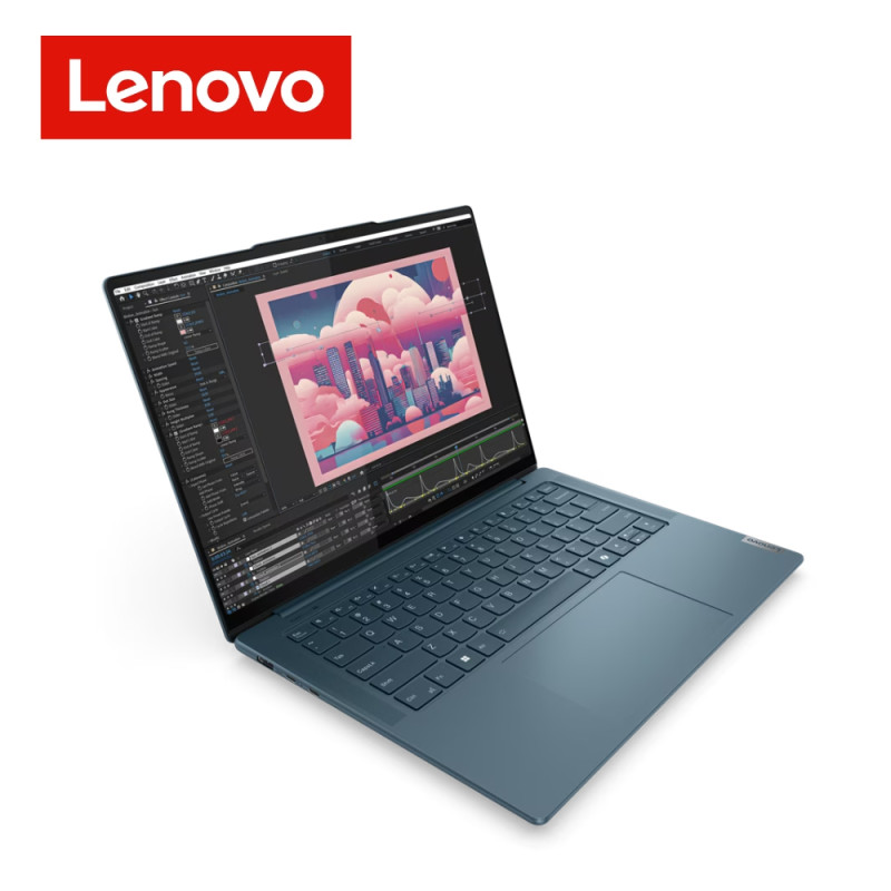 Lenovo Yoga 7 Pro 14AHP9 (83E30003MJ/83E30004MJ) Laptop | AMD Ryzen 7-8845HS | 16GB RAM 1TB SSD | 14.5" 3K (3072x1920) 120Hz | RTX3050 6GBD6 | MSOffice H&S 2021 | Win11 | 3Y Warranty