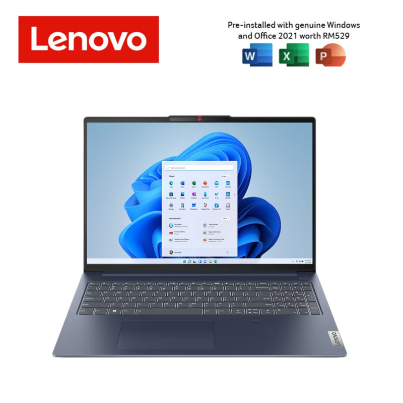 Lenovo Yoga 7 Pro 14AHP9 (83E30003MJ/83E30004MJ) Laptop | AMD Ryzen 7-8845HS | 16GB RAM 1TB SSD | 14.5" 3K (3072x1920) 120Hz | RTX3050 6GBD6 | MSOffice H&S 2021 | Win11 | 3Y Warranty