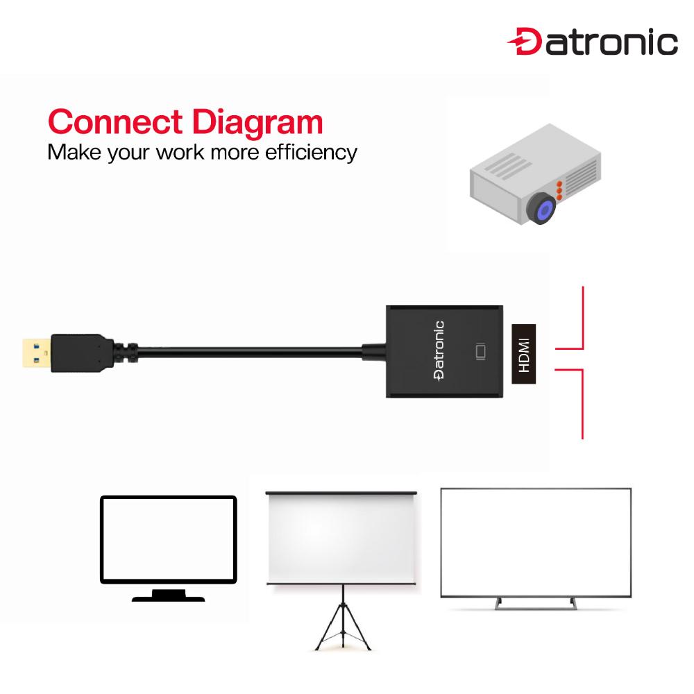 Datronic USB 3.0 to HDMI Adapter (DUSB-179)