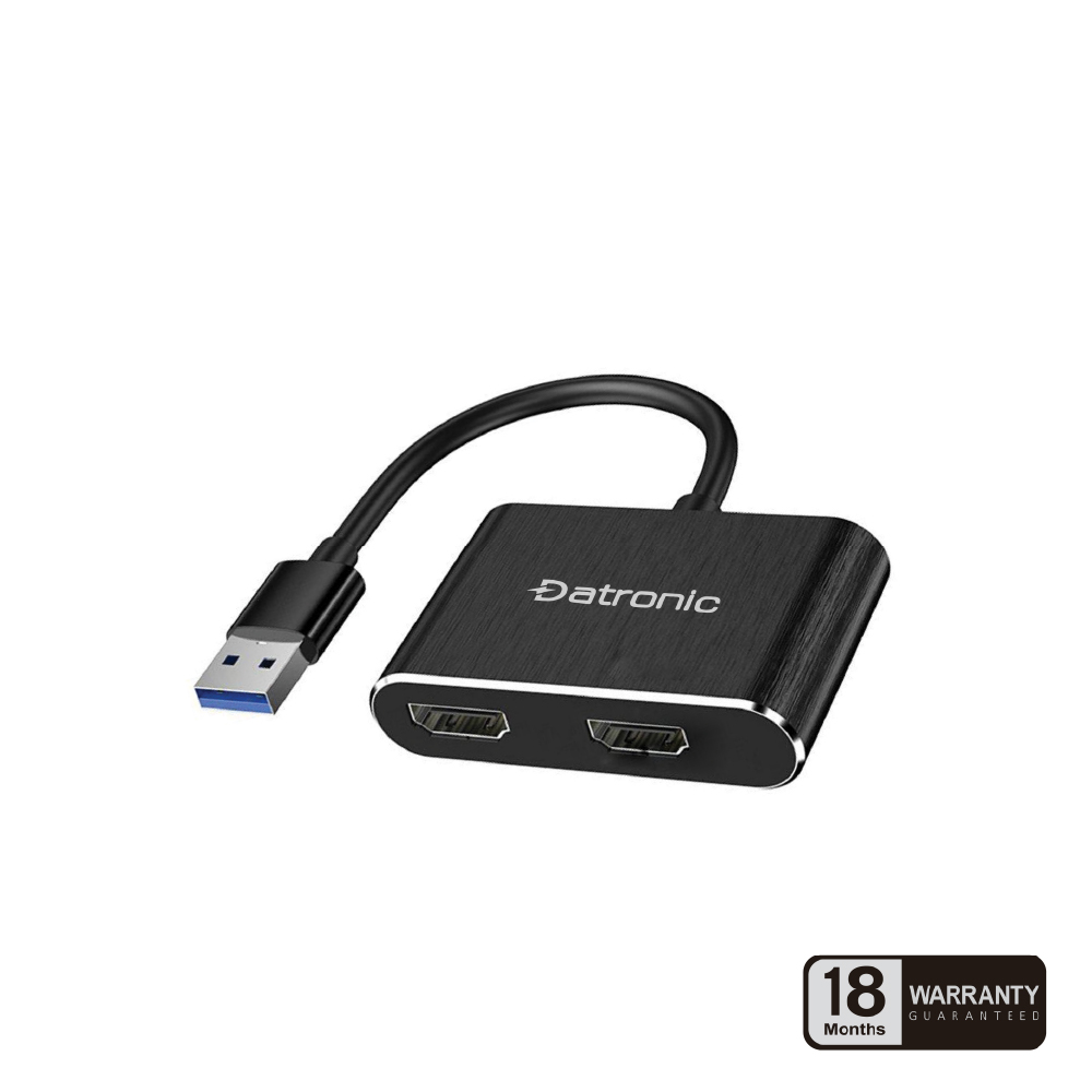 Datronic USB 3.0 to Dual HDMI Adapter (DUSB-181)