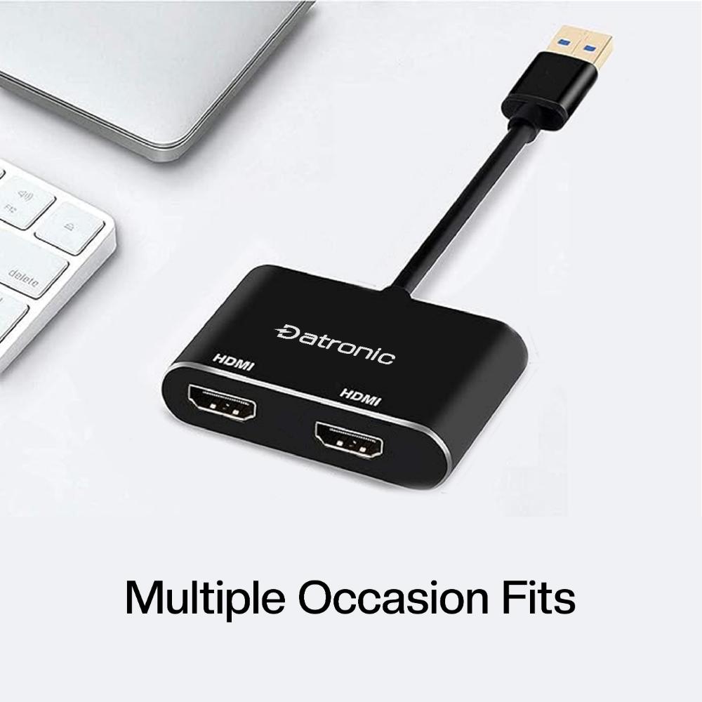 Datronic USB 3.0 to Dual HDMI Adapter (DUSB-181)