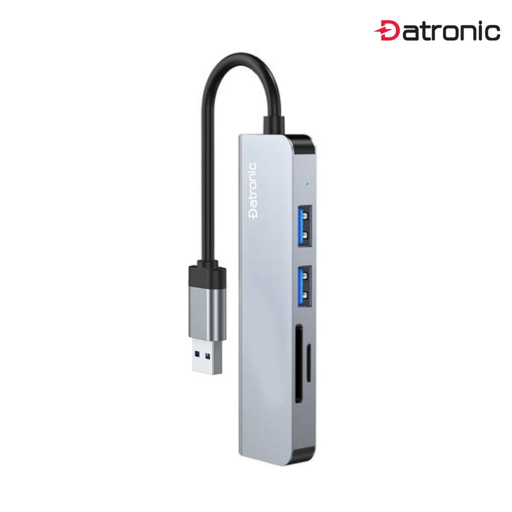 Datronic USB 3.0 to 3-Port USB Hub with SD/TF Card Reader (DUSB-340)