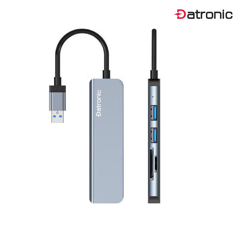 Datronic USB 3.0 to 3-Port USB Hub with SD/TF Card Reader (DUSB-340)