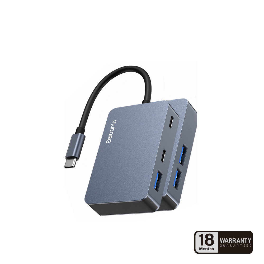 Datronic USB-C to 3-Port USB Hub with USB-C + PD100w (DUSB-344)
