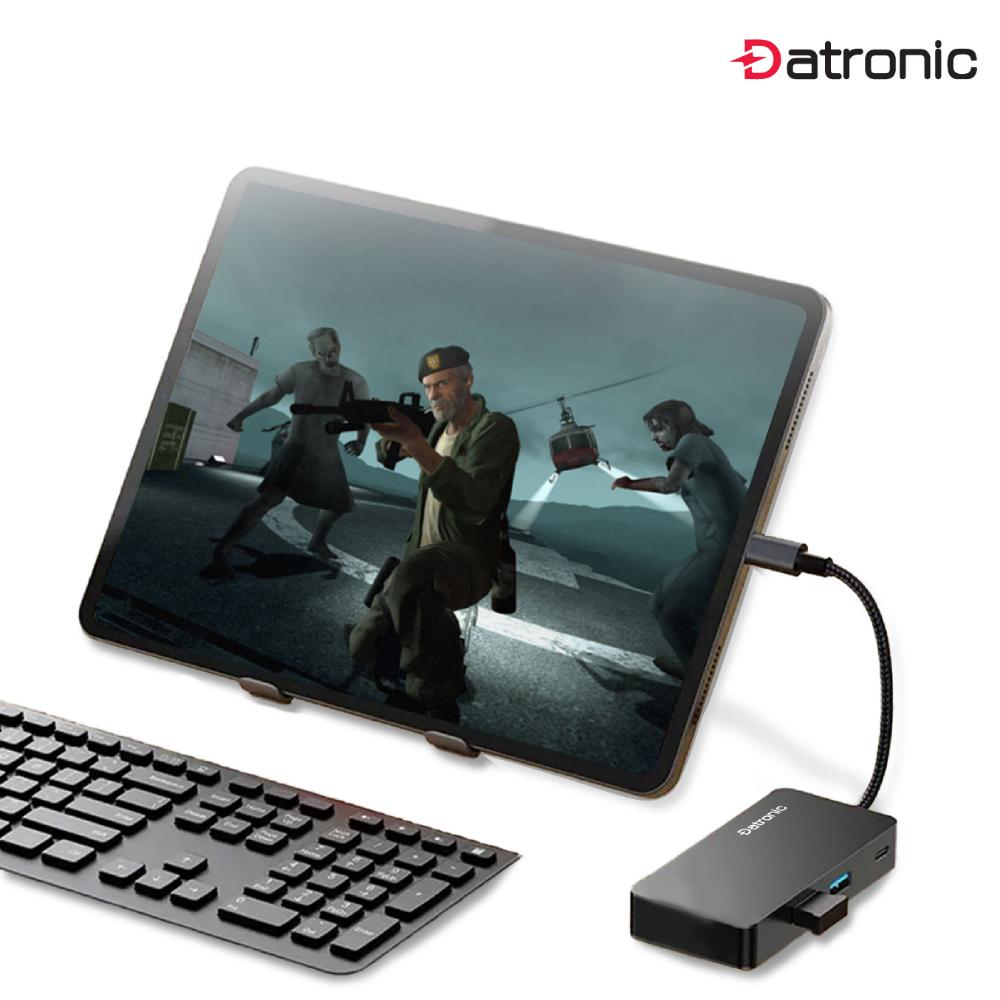 Datronic USB-C to 3-Port USB Hub with USB-C + PD100w (DUSB-344)