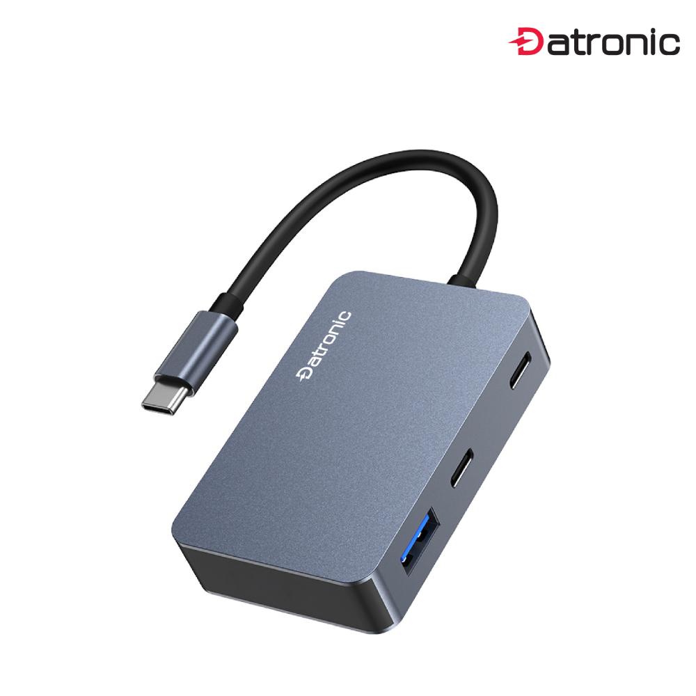 Datronic USB-C to 3-Port USB Hub with USB-C + PD100w (DUSB-344)