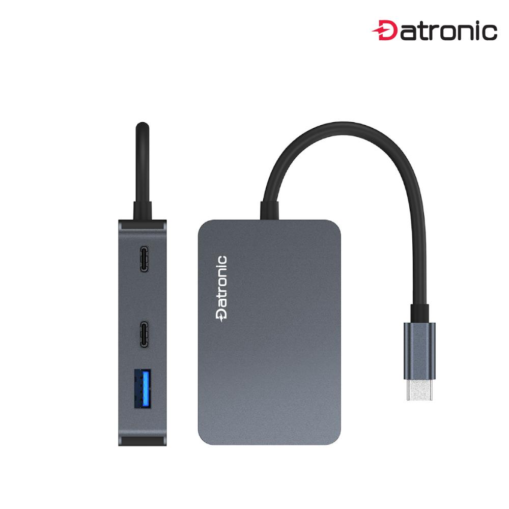 Datronic USB-C to 3-Port USB Hub with USB-C + PD100w (DUSB-344)