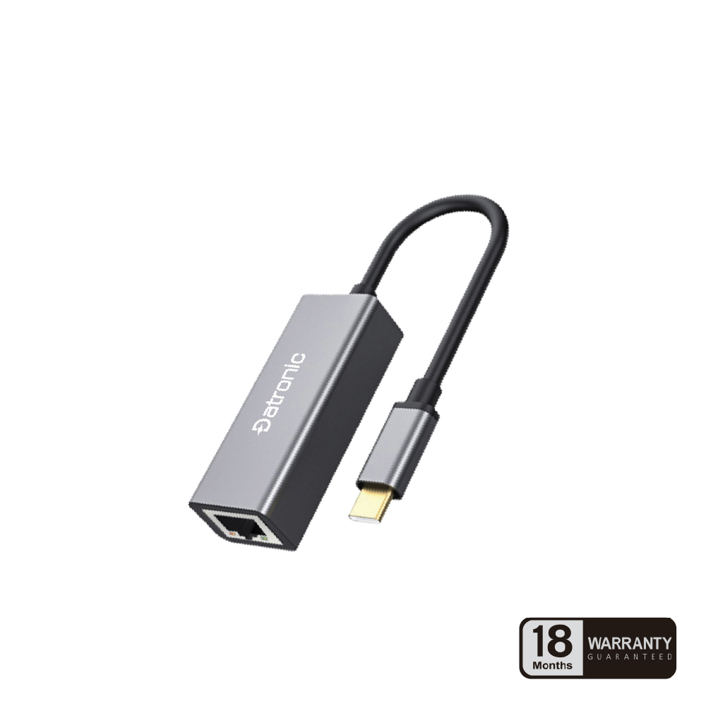 Datronic USB-C to RJ45 Gigabit Ethernet Adapter (DUSBC-415)