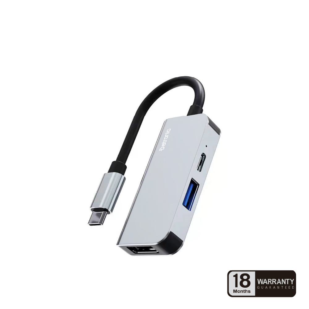 Datronic USB-C 3in1 4K HDMI Multiport with PD87w (DUSBC-207)