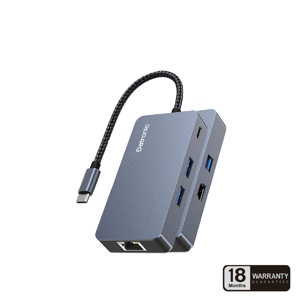 Datronic 6in1 4K60Hz HDMI Multiport with PD100w (DUSBC-216)