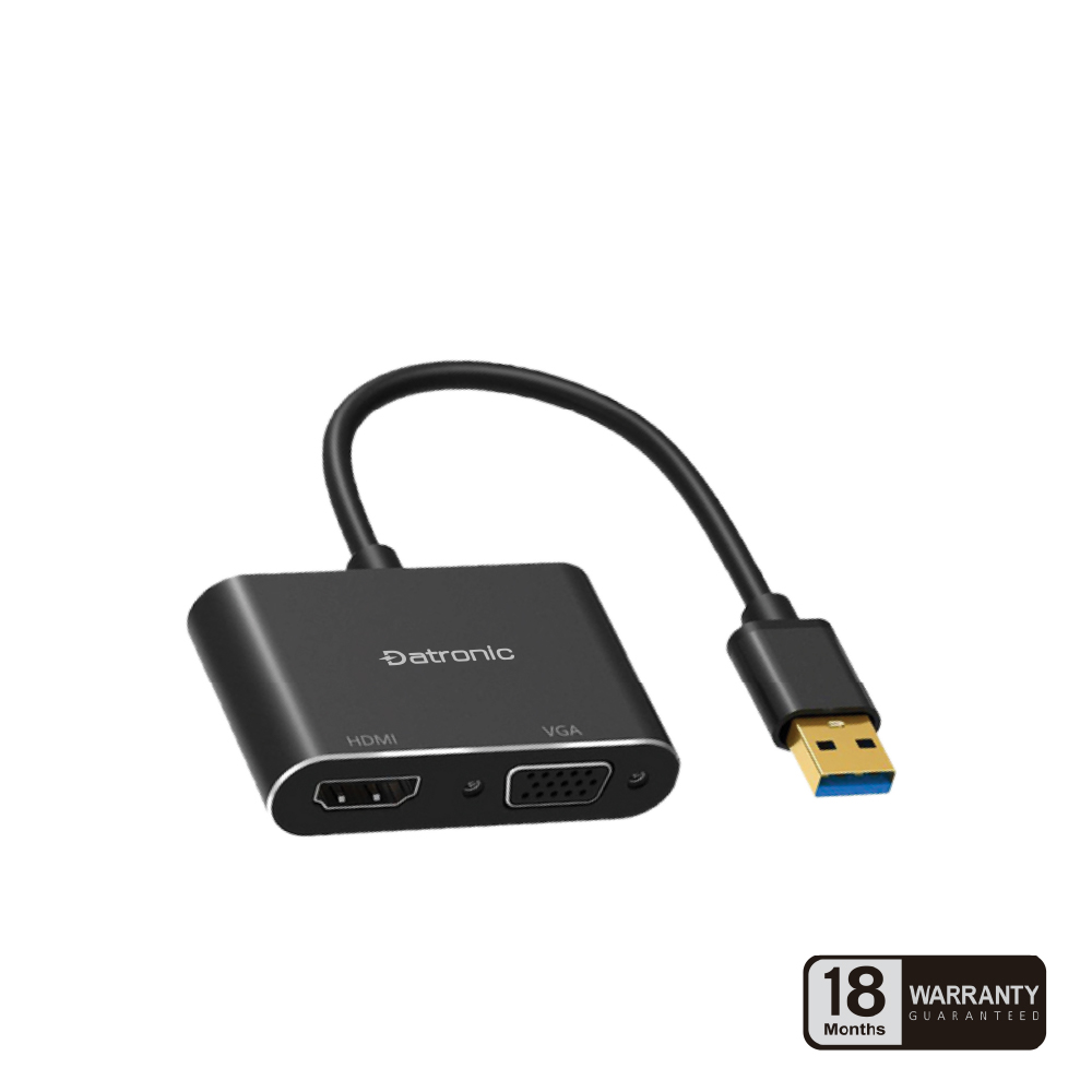 Datronic USB 3.0 to HDMI VGA Adapter (DUSB-180)