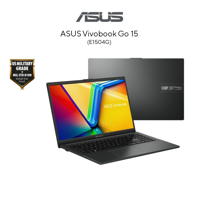 ASUS VivoBook E1504G-ANJ325WS/ANJ327WS | Intel Core i3-N305 | 8GB RAM 512GB SSD | 15.6''FHD | Intel Share | MS Office H&S | Win11 | 2Y Warranty