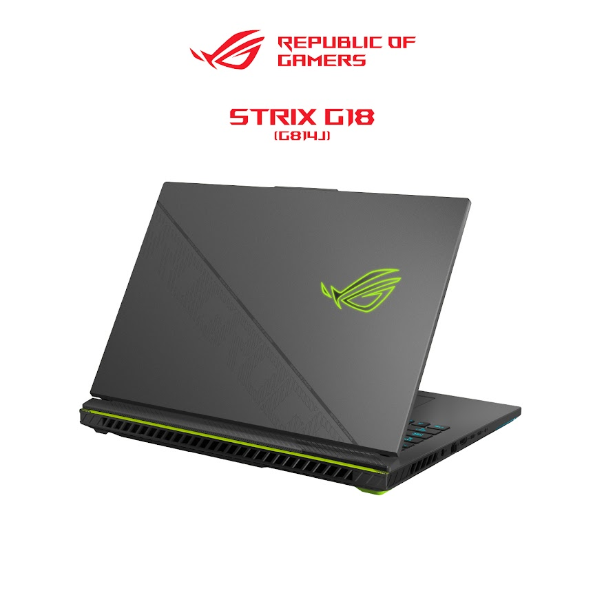 ASUS ROG Strix G18 G814J-IRN6028WG Gaming Laptop | i9-14900HX | 32GB RAM 1TB SSD | RTX4070 8GB | 18.0" QHD+ (240Hz) | W11 | 2Y Warranty | (ROG Backpack+Mouse)