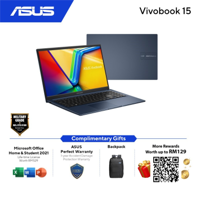 Asus VivoBook A1502Z-ABQ2141WS Laptop | Intel i5-12500H