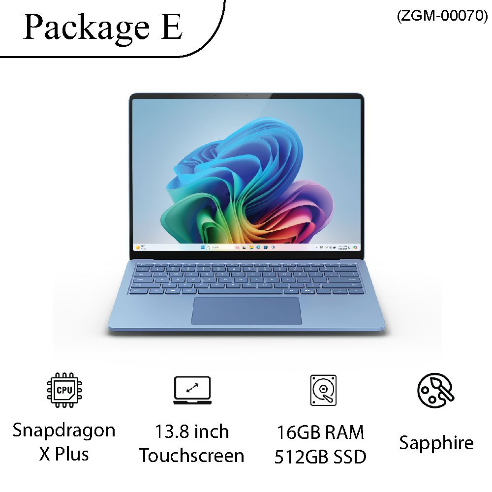 Microsoft Surface Laptop 7 | Copilot+ PC | 13.8"/15"touchscreen | Snapdragon X Plus/X Elite | 16GB RAM | 256GB/512GB SSD | (Latest 7th Edition) | Platinum/Black/Dune/Sapphire