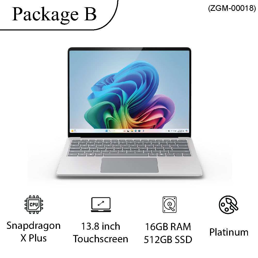 Microsoft Surface Laptop 7 | Copilot+ PC | 13.8"/15"touchscreen | Snapdragon X Plus/X Elite | 16GB RAM | 256GB/512GB SSD | (Latest 7th Edition) | Platinum/Black/Dune/Sapphire