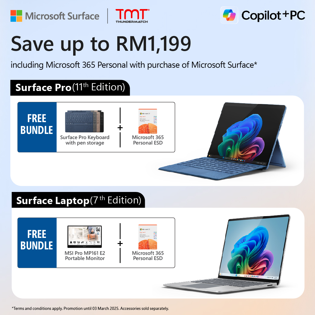 Microsoft Surface Laptop 7 | Copilot+ PC | 13.8"/15"touchscreen | Snapdragon X Plus/X Elite | 16GB RAM | 256GB/512GB SSD | (Latest 7th Edition) | Platinum/Black/Dune/Sapphire