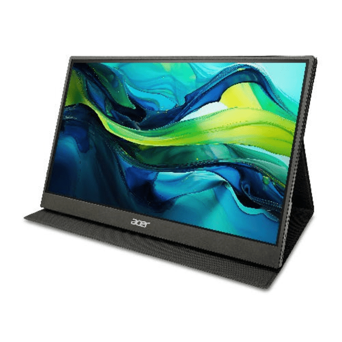 Acer PM161QB Portable Monitor | 15.6" | 4ms(GTG) | 60Hz | FHD 1920x1080 | IPS Panel | 2 USB-C (15W) | 1 Mini HDMI | Audio Out | 3Y Warranty