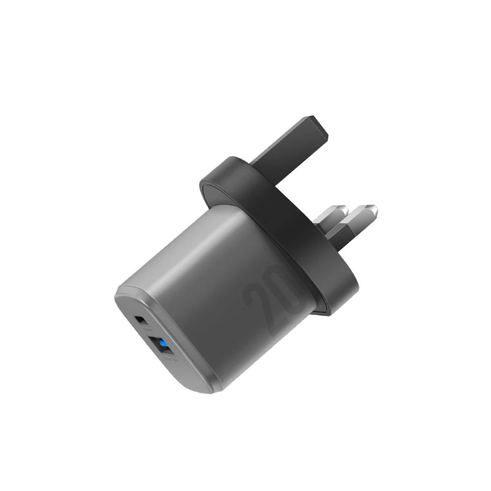 Energea AmpCharge Compact Wall Charger (UK) GaN 20