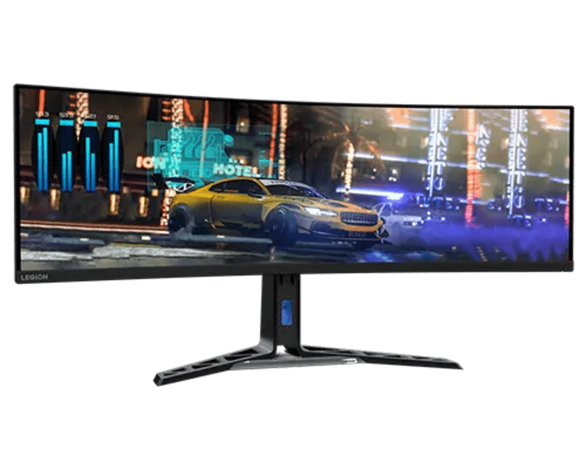 Lenovo Legion Curve R45W-30 Monitor (67B1GAC3MY) | 44.5" | 1ms | 165Hz | DQHD (5120x1440) | VA Panel | DP & HDMI & Type-C & USB Port | Tilt, Swivel, HA | Speaker | AMD Free Sync | 3Y Warranty