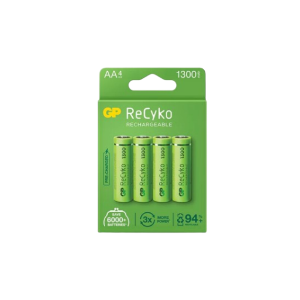 GP ReCyko+ 4S’ AA Rechargeable Battery