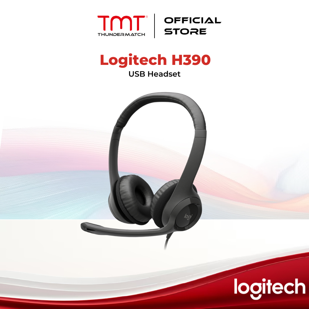 Logitech H390 USB Computer Headset with Noise Cancelling Mic